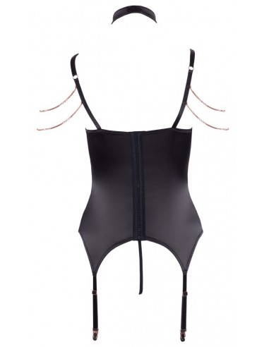 chemise con reggicalze in raso...