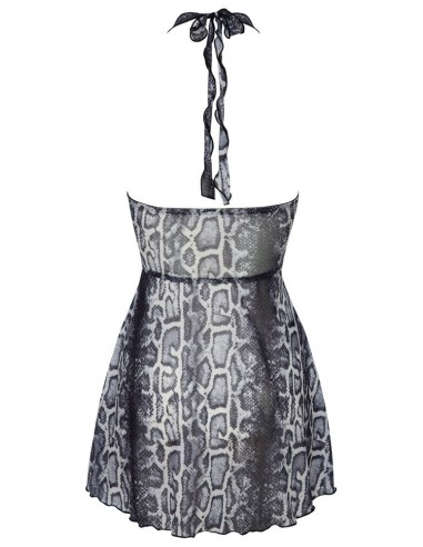 Abito corto leggermente svasato in...