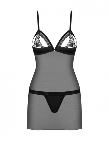 chemise sexy in rete trasparente S/M