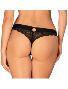 Perizoma nero in pizzo... 2