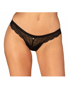 Perizoma nero in pizzo...