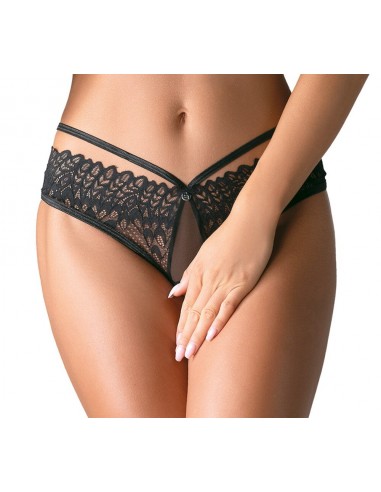Seducente slip ouvert in trasparenza...