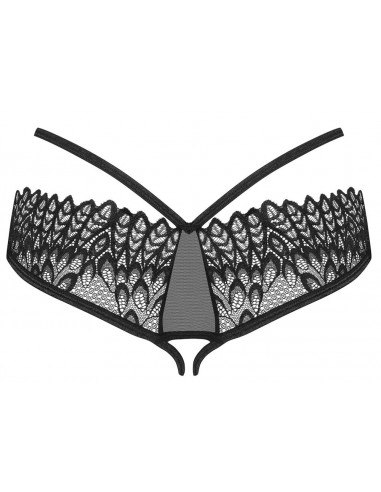 Seducente slip ouvert in trasparenza...