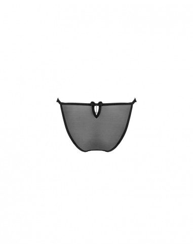 Slip neri Ivannes  di pizzo e rete...