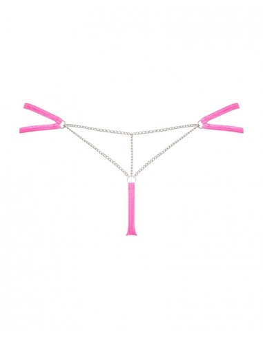 Perizoma Chainty di colore rosa con...