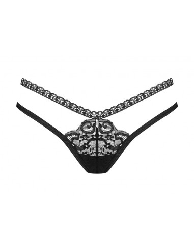 Perizoma Blomentis nero con splendidi...