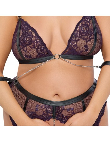 Set di reggicalze con reggiseno...