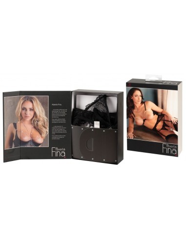 Set di pizzo composto da reggiseno...