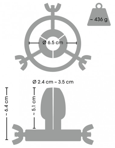 Speculum plug regolabile