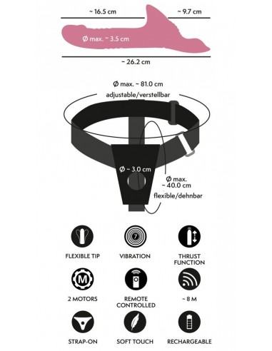 set di strap-on da 3 pezzi