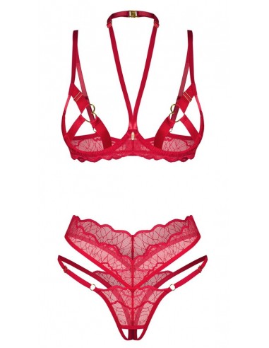 Set Ouvert con reggiseno e perizoma...