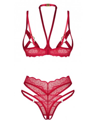 Set Ouvert con reggiseno e perizoma...