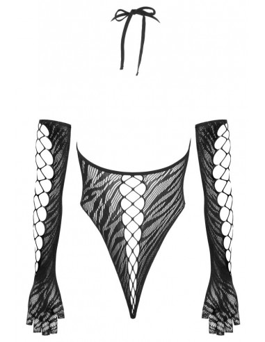 Completo nero trasparente con riobody...