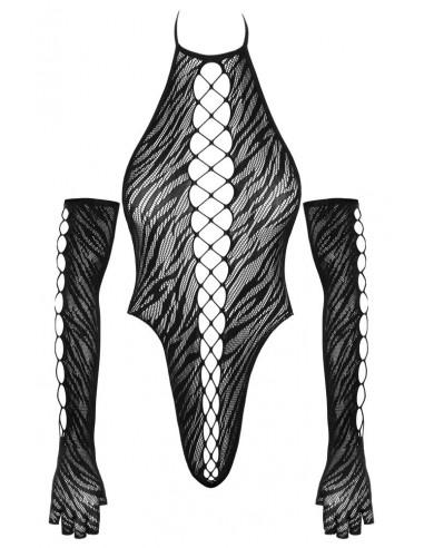 Completo nero trasparente con riobody...