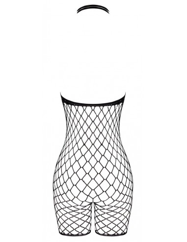 Body in rete oversize con gamba corta...