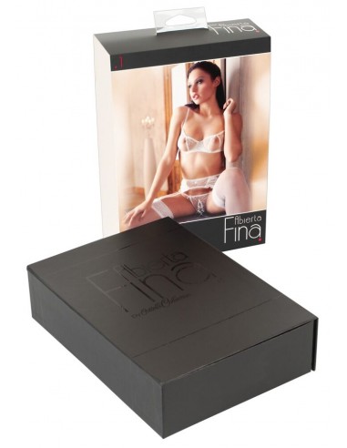 Reggiseno, reccicalze e string L