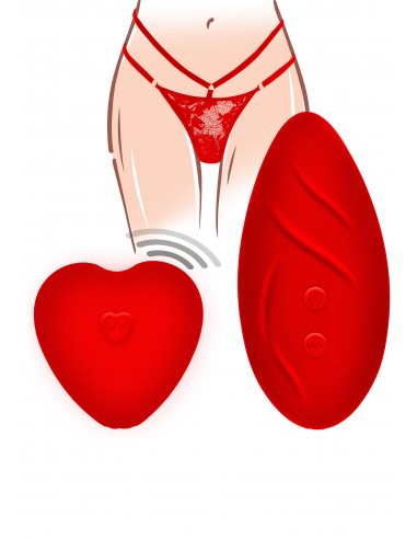 slip di pizzo rosso, uno stimolatore...