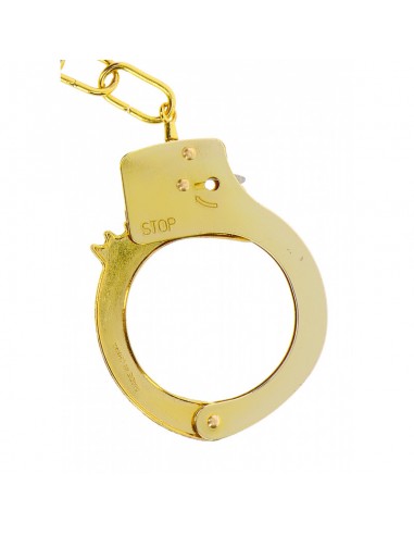Manette oro Metal Handcuffs Gold
