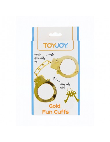 Manette oro Metal Handcuffs Gold