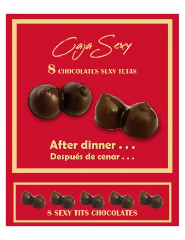Sexy cioccolattini seno 8 pz fondente