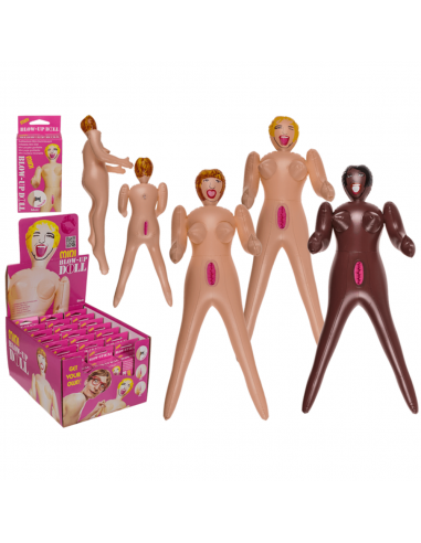 MINI BAMBOLA GONFIABILE BIONDA ADDIO...