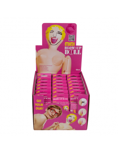MINI BAMBOLA GONFIABILE BIONDA ADDIO...