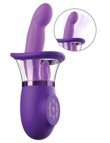 Vibratore per il punto G con ventosa...