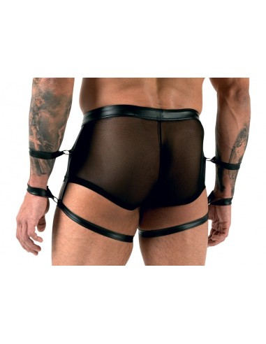 Pantaloni elastici neri Bondage in...
