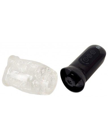 Masturbatore con coppa rotante a...