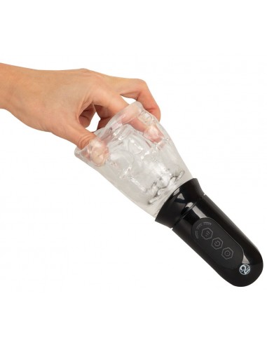 Masturbatore con coppa rotante a...