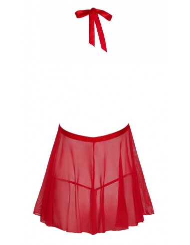 Babydoll e perizoma con ampio scollo...