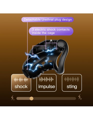 Cintura di castità con APP Electric...