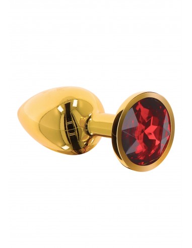 PLUG ANALE IN METALLO ORO CON VETRO...