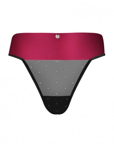 Perizoma a vita alta co tulle...