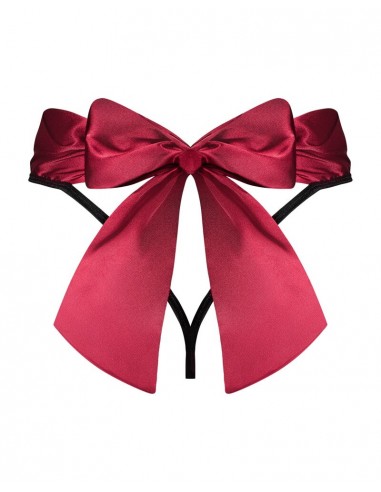 Perizoma a vita alta co tulle...