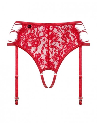 Perizoma con reggicalze rosso...