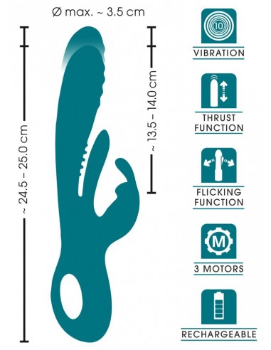 Vibratore rabbit con funzione di...