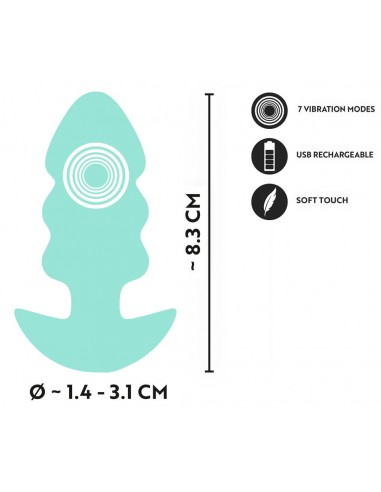 Mini Butt Plug vibrante Green