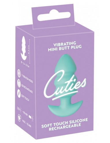 Mini Butt Plug vibrante Green