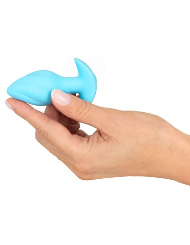 Mini Butt Plug vibrante Blue