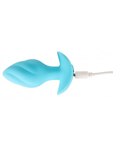 Mini Butt Plug vibrante Blue
