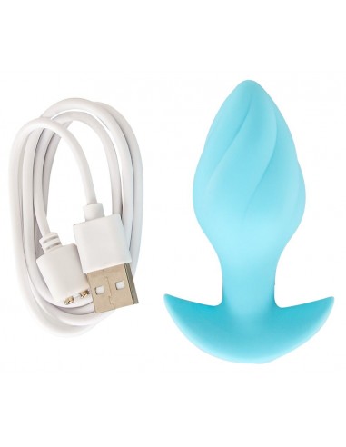 Mini Butt Plug vibrante Blue