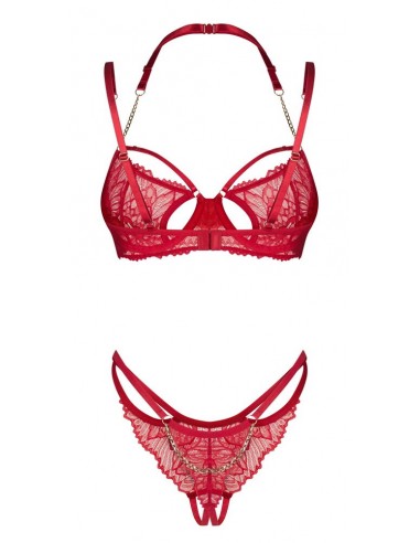 Set reggiseno e perizoma con ferretto...