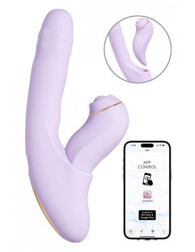 Vibratore rabbit a perle d'urto e...