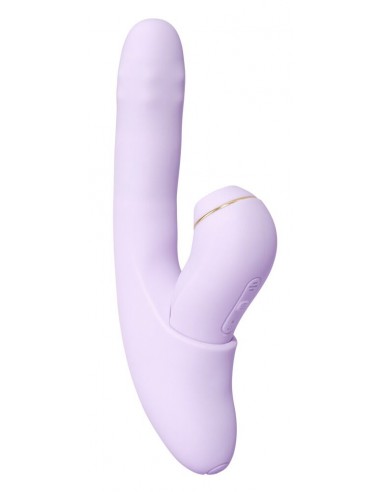 Vibratore rabbit a perle d'urto e...