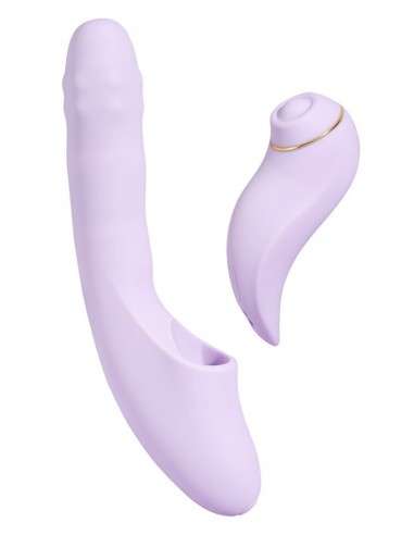 Vibratore rabbit a perle d'urto e...