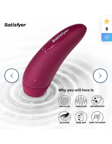 Succhia Clitoride Curvy 1 Plus