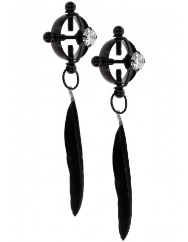 Morsetti per capezzoli con piuma in...