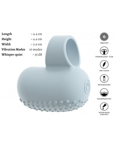 Vibratore da dito impermeabile con 10...