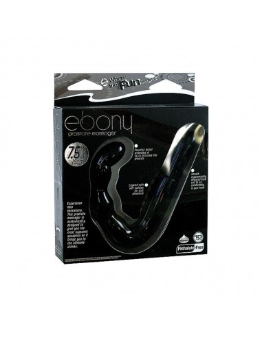 EBONY PROSTATE MASSAGER 19 CM -...